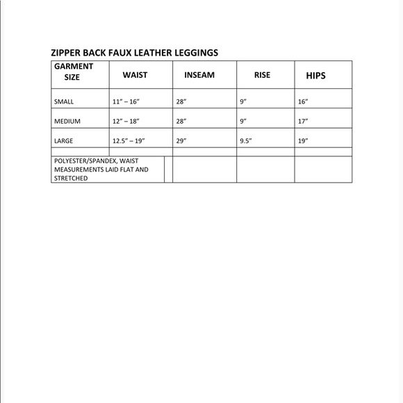 ZIPPER BACK VEGAN LEGGING. CLOSING SALE - Picture 7 of 8